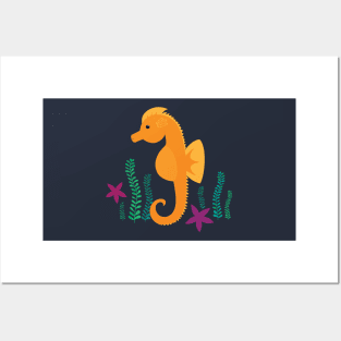 Little Seahorse Posters and Art